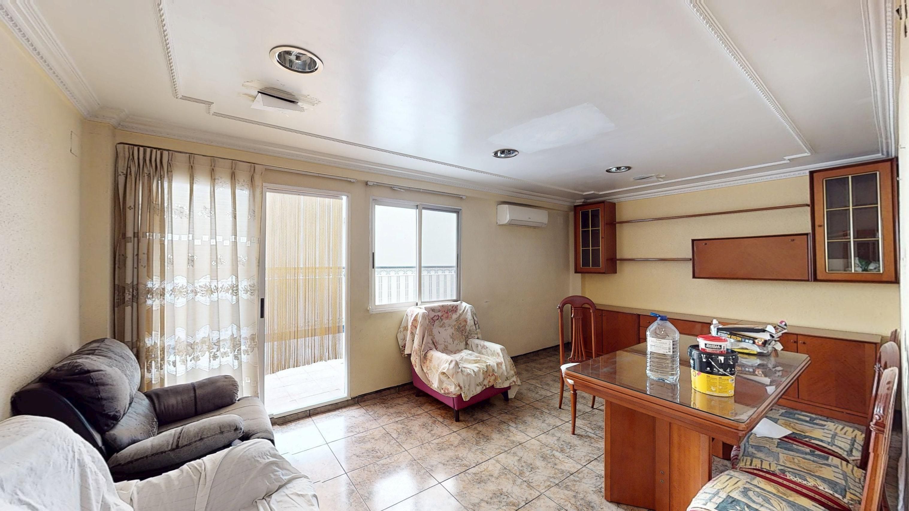 Living room of Flat for sale in Quart de Poblet  with Air Conditioner, Terrace and Balcony
