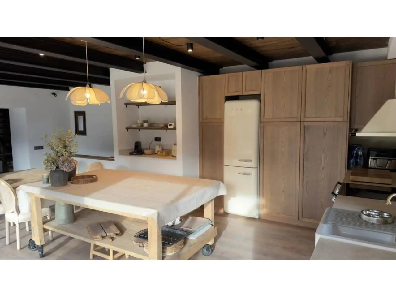 Kitchen of Houses for sale in Montellà i Martinet  with Heating, Private garden and Parquet flooring