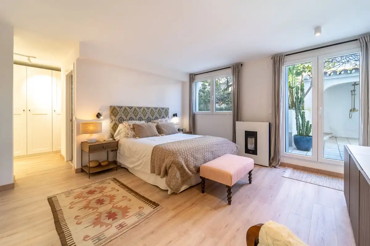 Bedroom of Apartments for sale in Benalmádena  with Air Conditioner, Private garden and Terrace