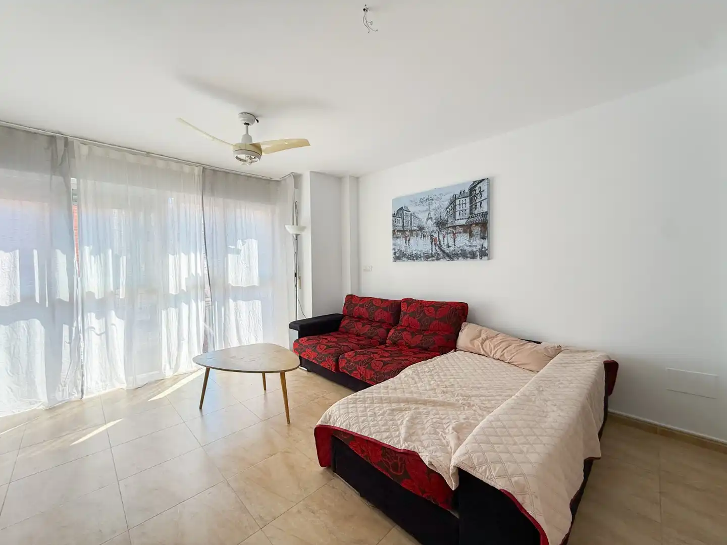 Sala de estar de Apartamento en venta en Águilas con Aire acondicionado, Terraza y Trastero