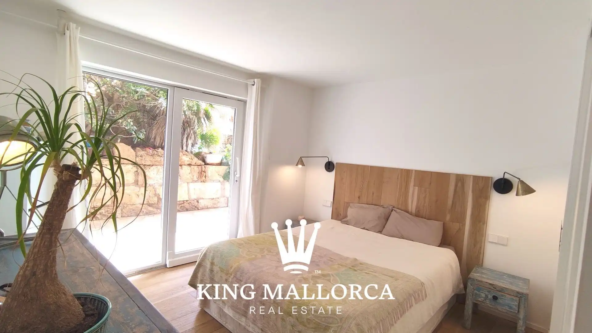 Schlafzimmer von Wohnungen zur Miete in Calvià mit Klimaanlage, Heizung und Terrasse