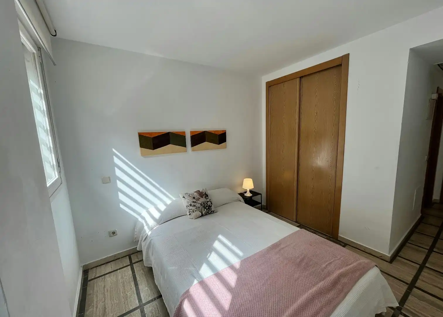 Bedroom of Flat for rent in Madrid  with Heating, Furnished and Washing machine
