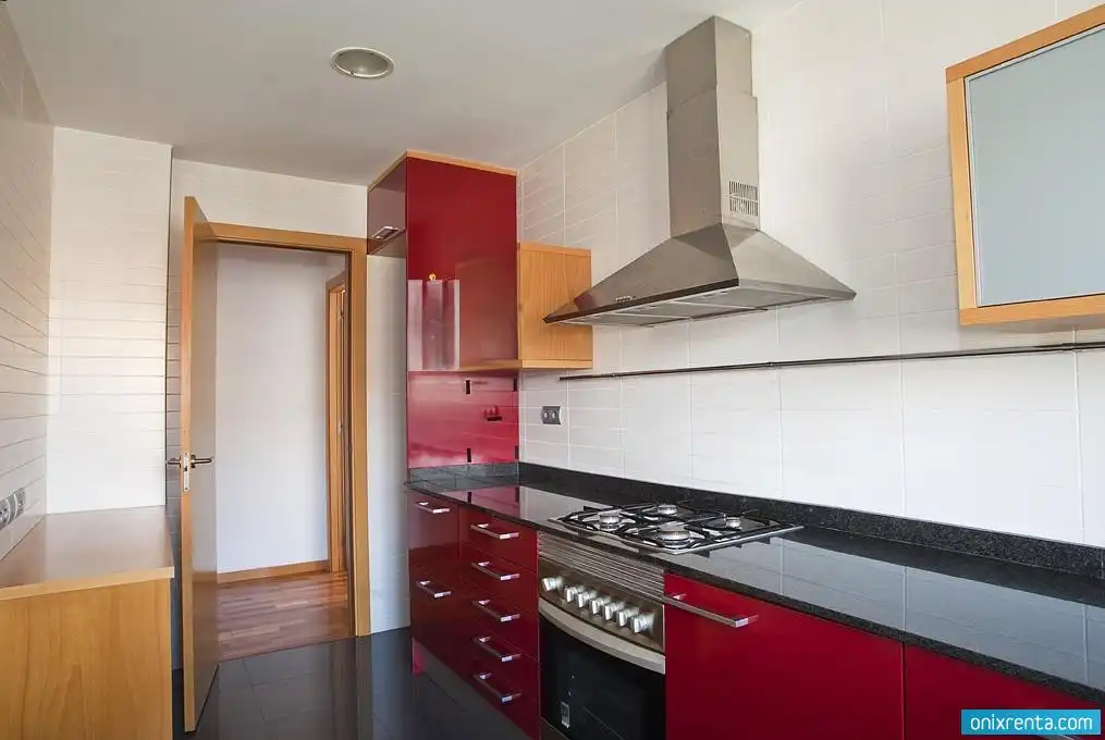 Kitchen of Flat for rent in Sant Cugat del Vallès  with Heating, Parquet flooring and Terrace