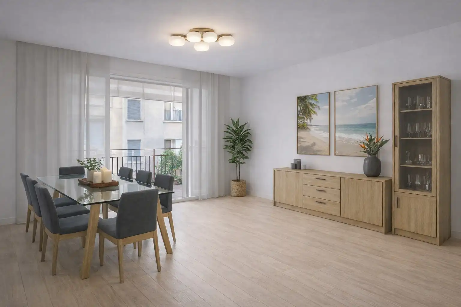 Comedor de Piso en venta en Barcelona con Aire acondicionado, Terraza y Horno