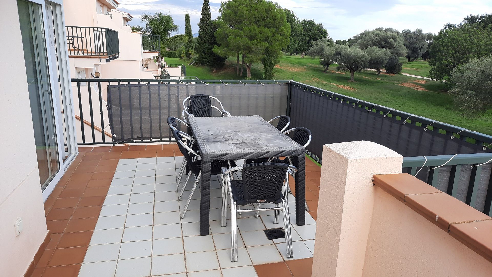 Terrassa de Apartament de lloguer en San Jorge / Sant Jordi amb Aire condicionat, Terrassa i Moblat