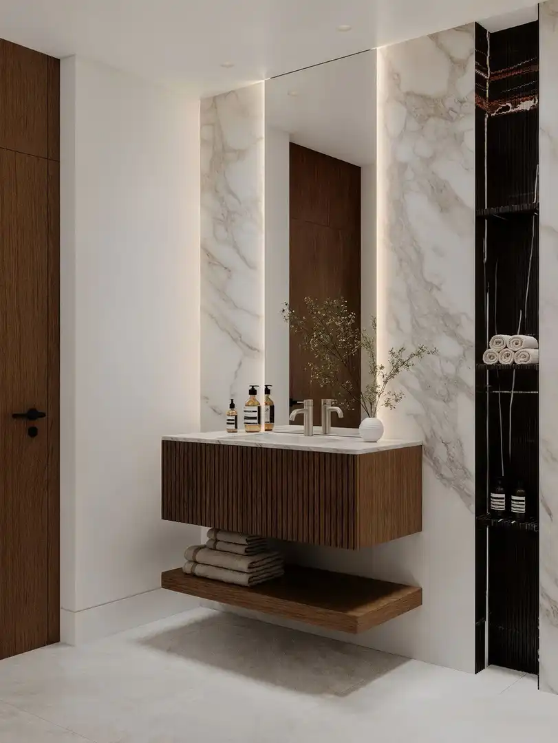 Bany de Casa o xalet en venda en Marbella amb Aire condicionat, Jardí privat i Terrassa