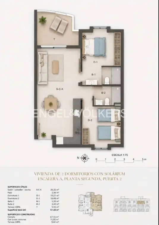 Flat with terrace for sale in El Montgó, imagen 30