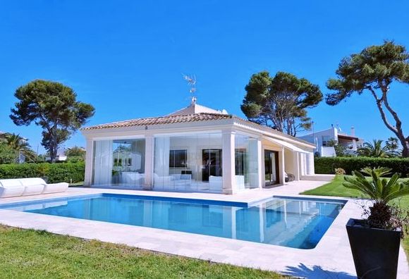 Swimming pool of House or chalet to rent in Manacor  with Air Conditioner, Heating and Private garden