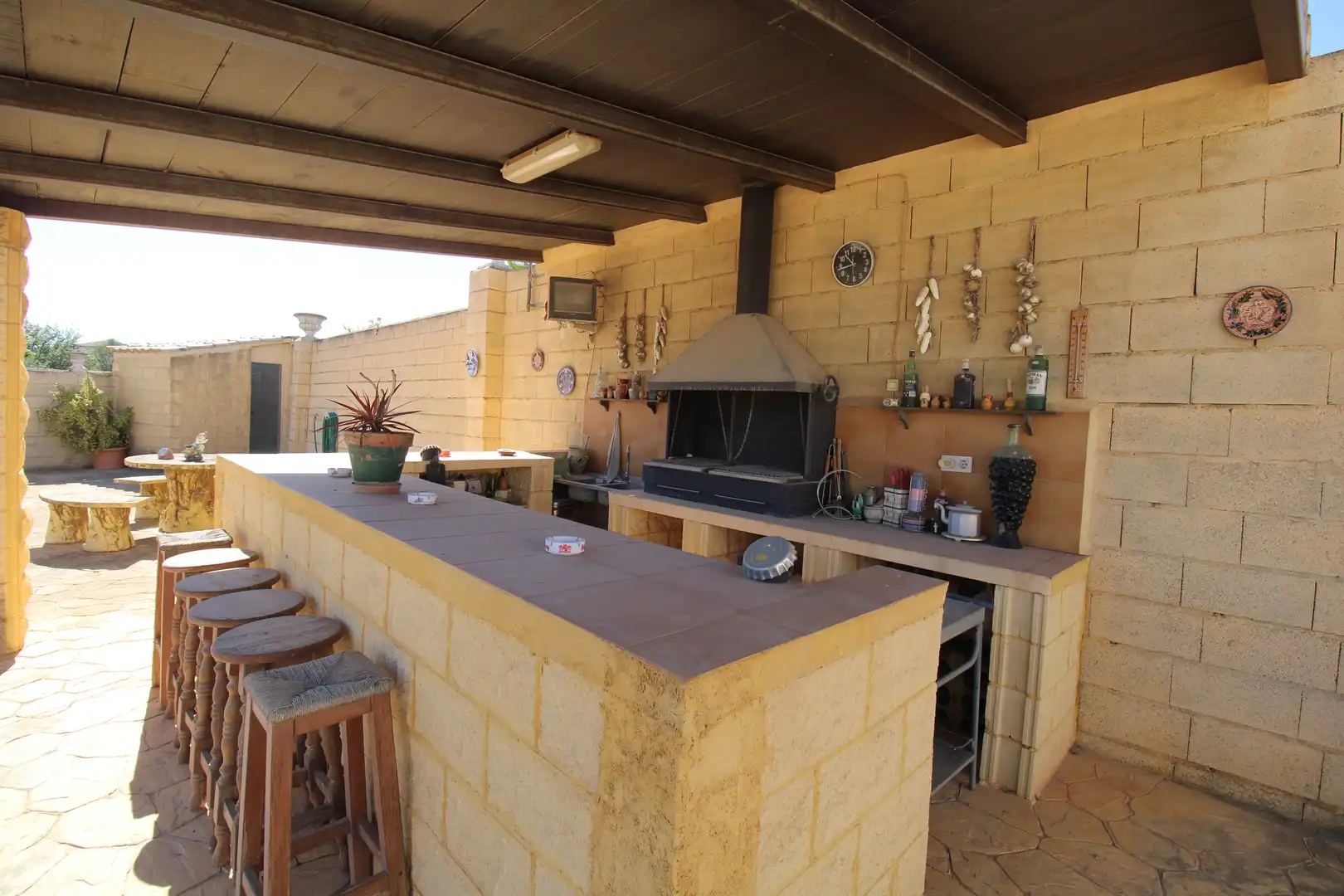 Terrasse von Country house zum Verkauf in Alhaurín de la Torre mit Klimaanlage, Heizung und Privatgarten
