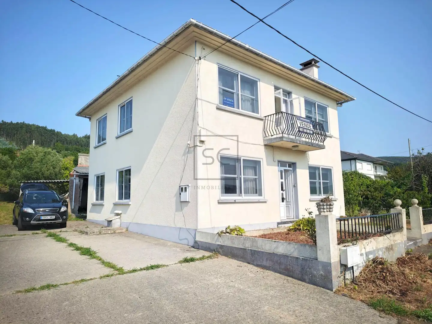 Vista exterior de Casa o chalet en venta en Ortigueira con Jardín privado y Balcón