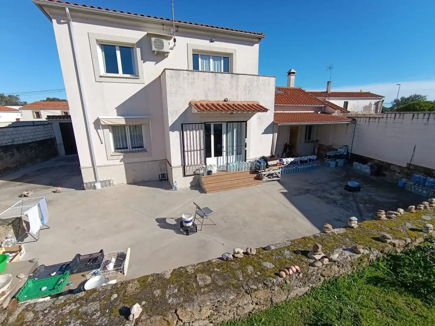Vista exterior de Casa o xalet en venda en Mata de Alcántara amb Moblat