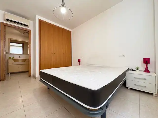 Schlafzimmer von Wohnung zur Miete in Castellón de la Plana / Castelló de la Plana mit Klimaanlage, Möbliert und Ofen