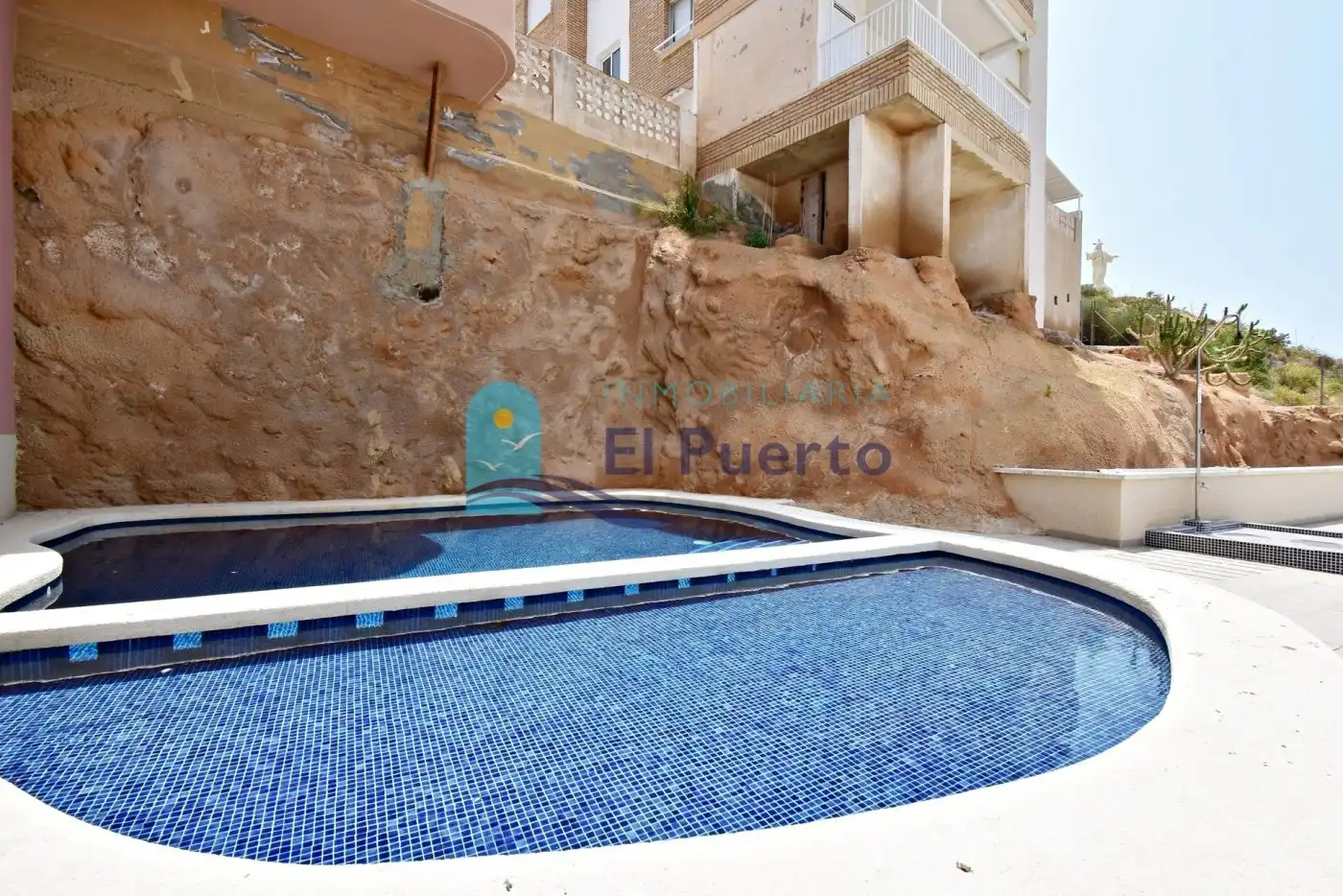 Swimming pool of Duplex for sale in Mazarrón  with Air Conditioner, Terrace and Furnished
