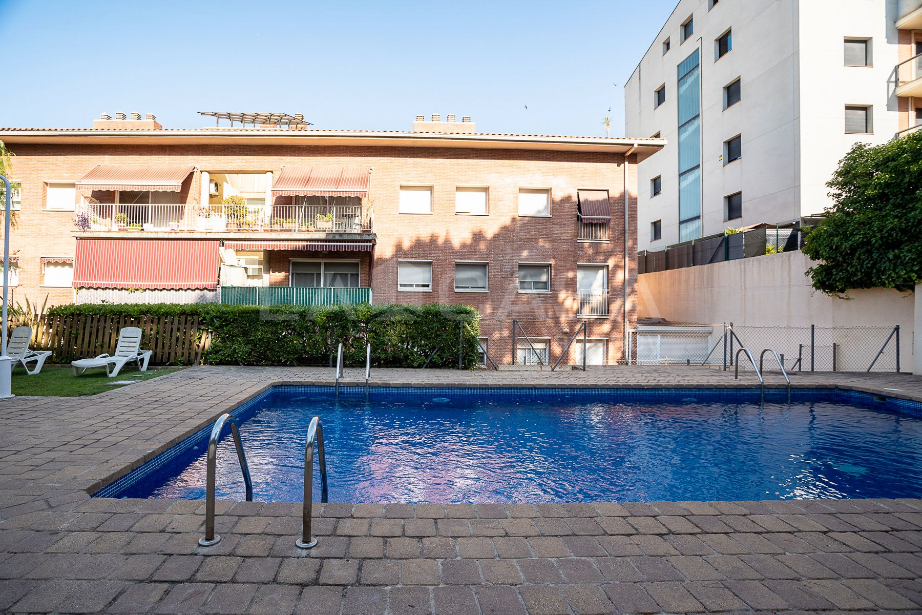 Swimming pool of Flat for sale in Granollers  with Heating, Terrace and Storage room