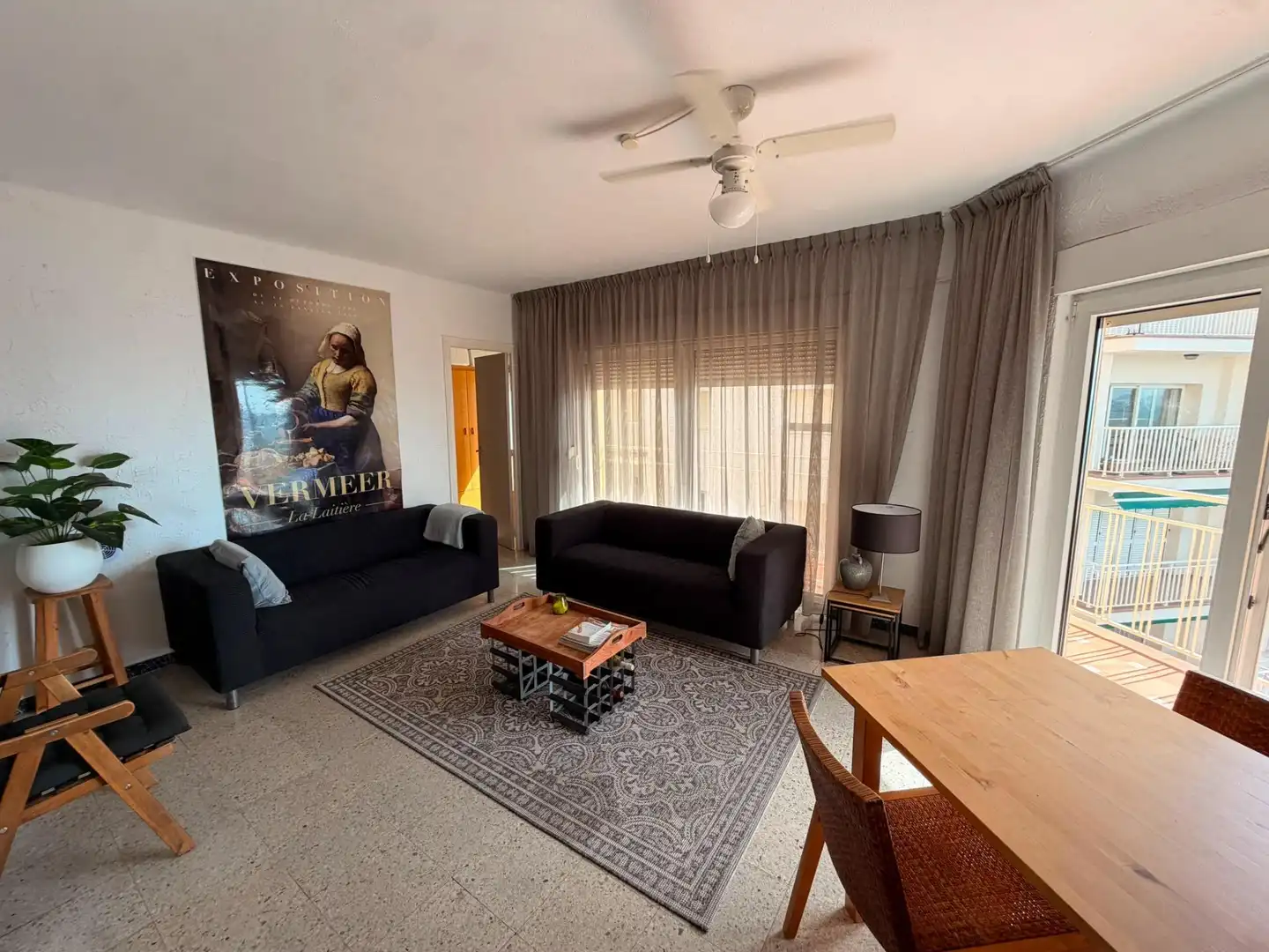 Sala de estar de Piso en venta en Pineda de Mar con Balcón