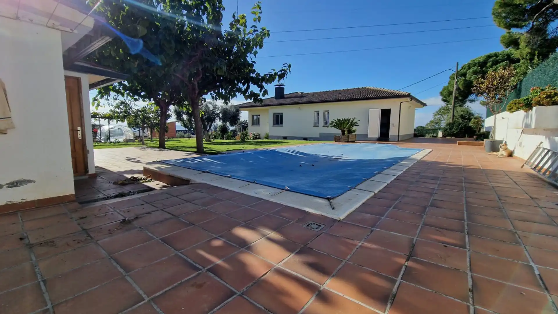 Swimming pool of Houses for sale in Sant Pere de Vilamajor  with Air Conditioner, Heating and Private garden