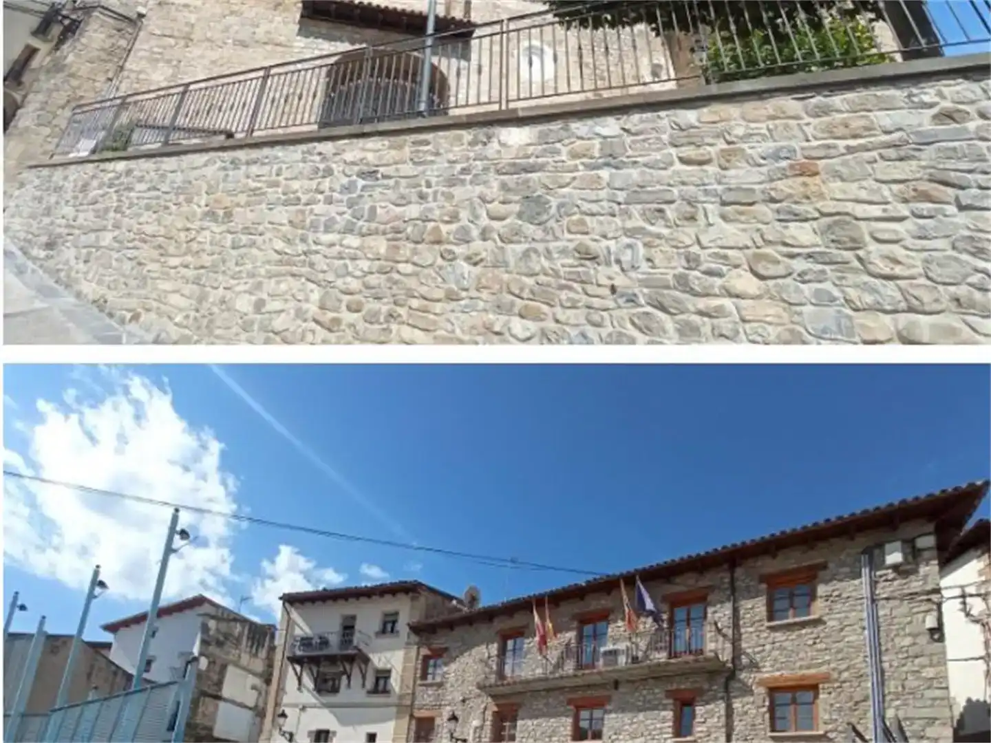 Vista exterior de Piso en venta en Salvatierra de Esca, Zaragoza