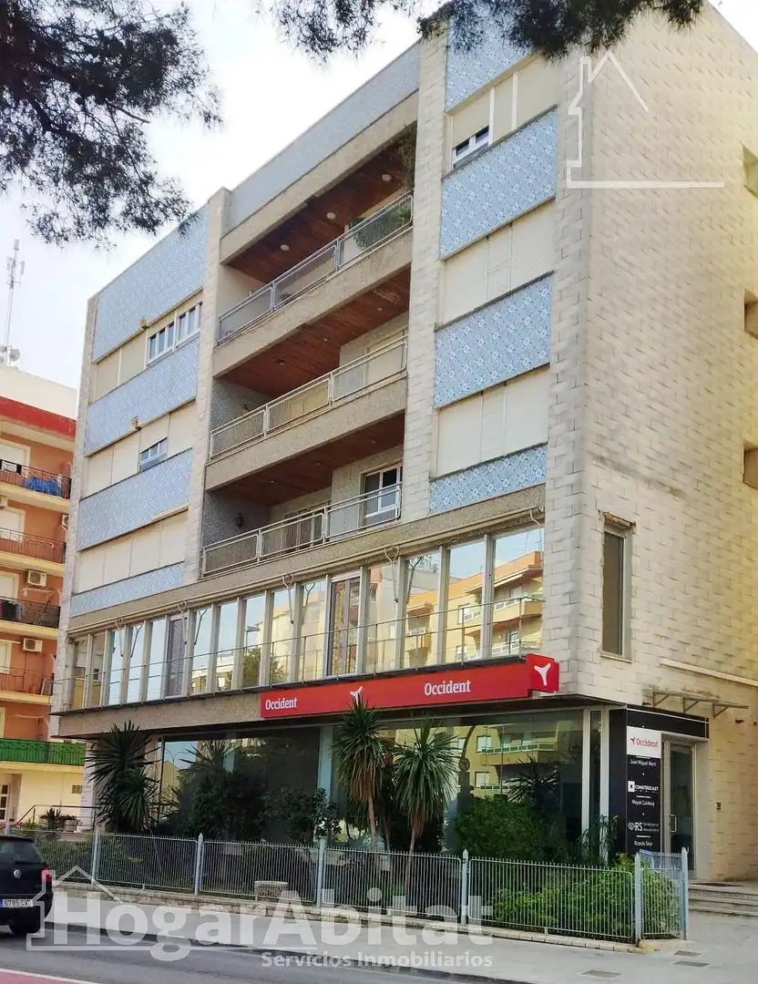 Außenansicht von Wohnung zum Verkauf in L'Olleria mit Terrasse und Balkon