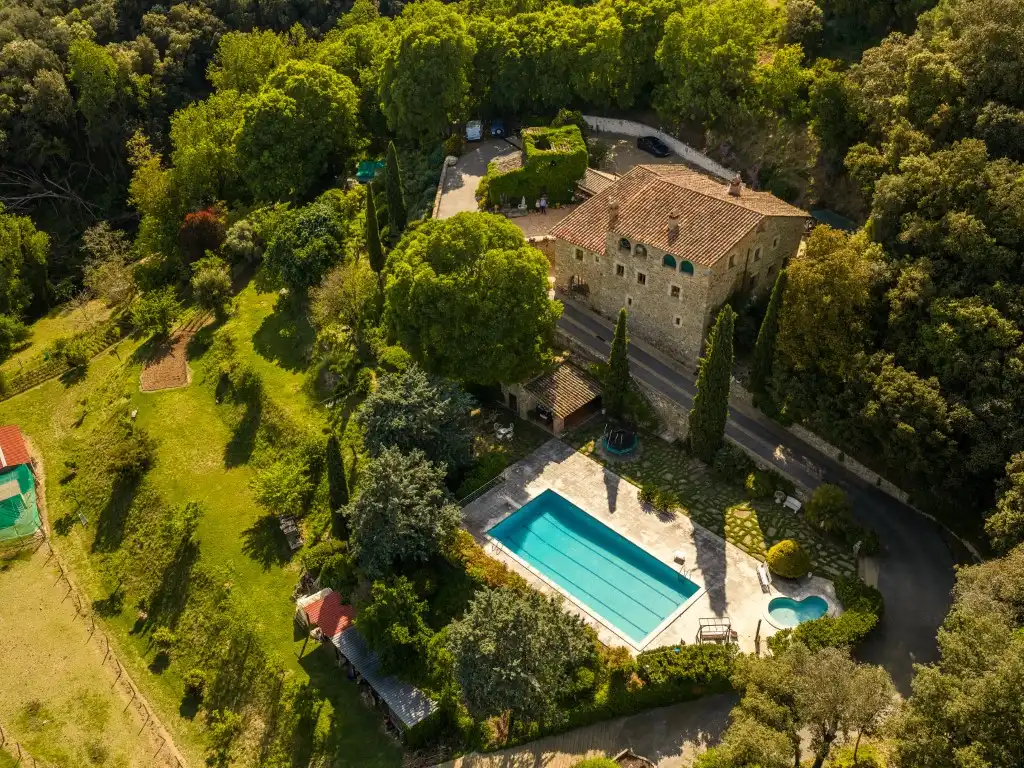 Vista exterior de Finca rústica en venta en Amer con Aire acondicionado