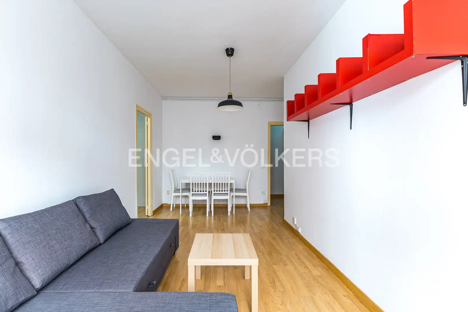 Living room of Flat for rent in Barcelona  with Heating, Furnished and Balcony