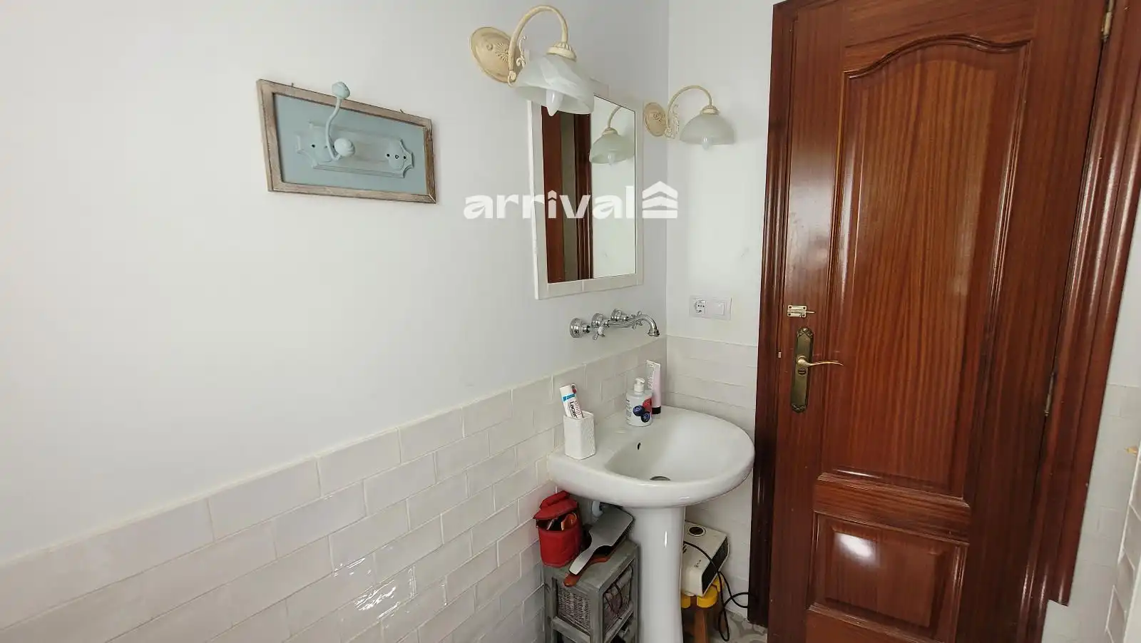 Badezimmer von Wohnung zur untervermieten in Valencia mit Klimaanlage, Möbliert und Waschmaschine