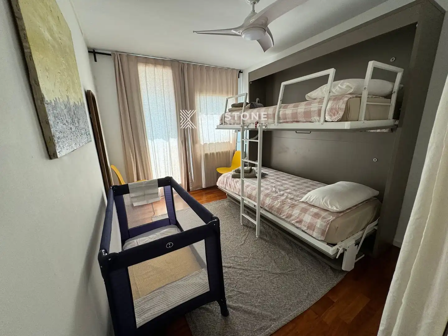 Schlafzimmer von Wohnung zur Miete in Calvià mit Klimaanlage, Terrasse und Schwimmbad