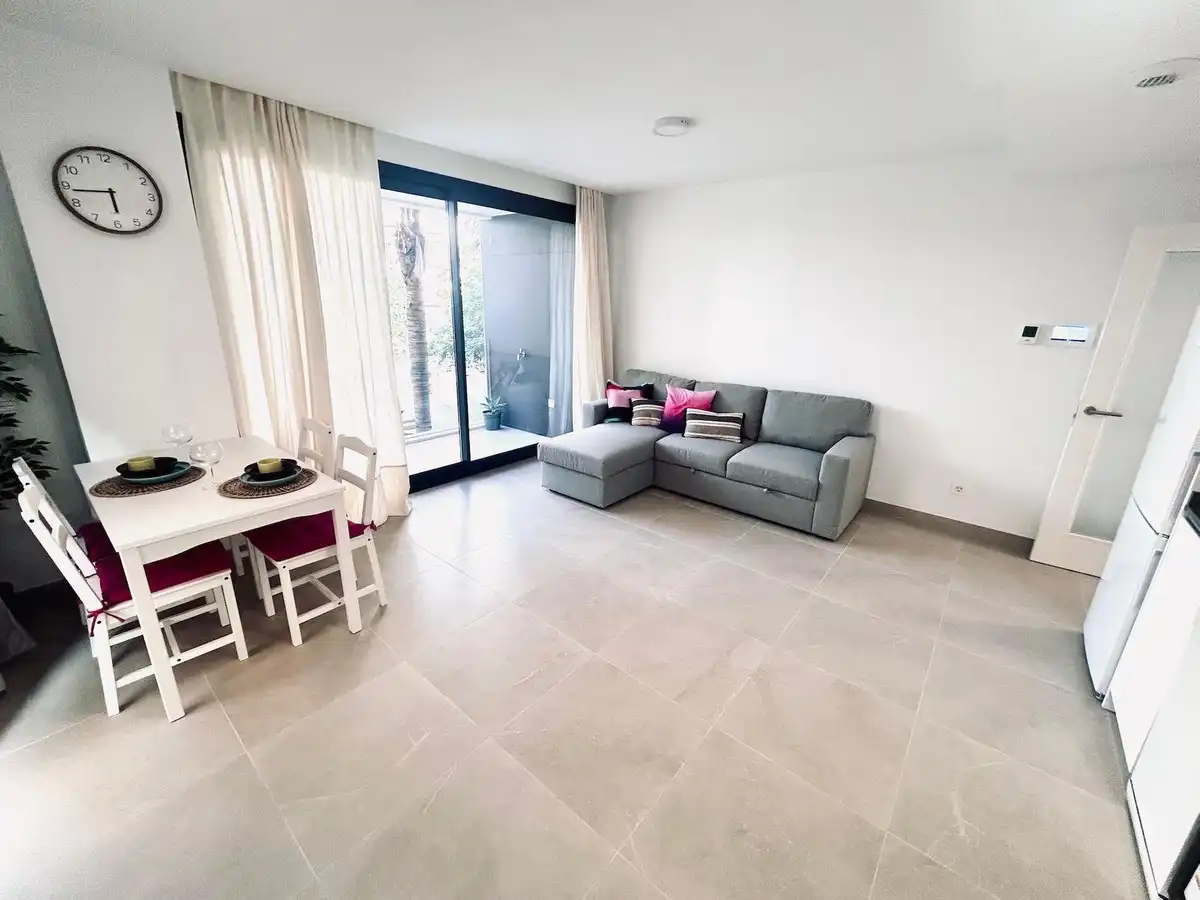 Living room of Apartments for sale in Estepona  with Air Conditioner, Heating and Terrace