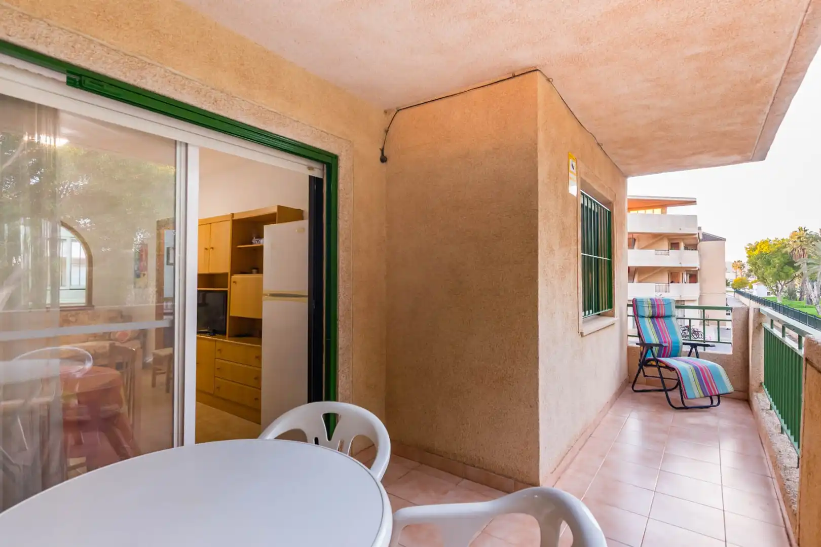 Balcony of Flat for sale in Los Alcázares  with Swimming Pool, Furnished and Oven