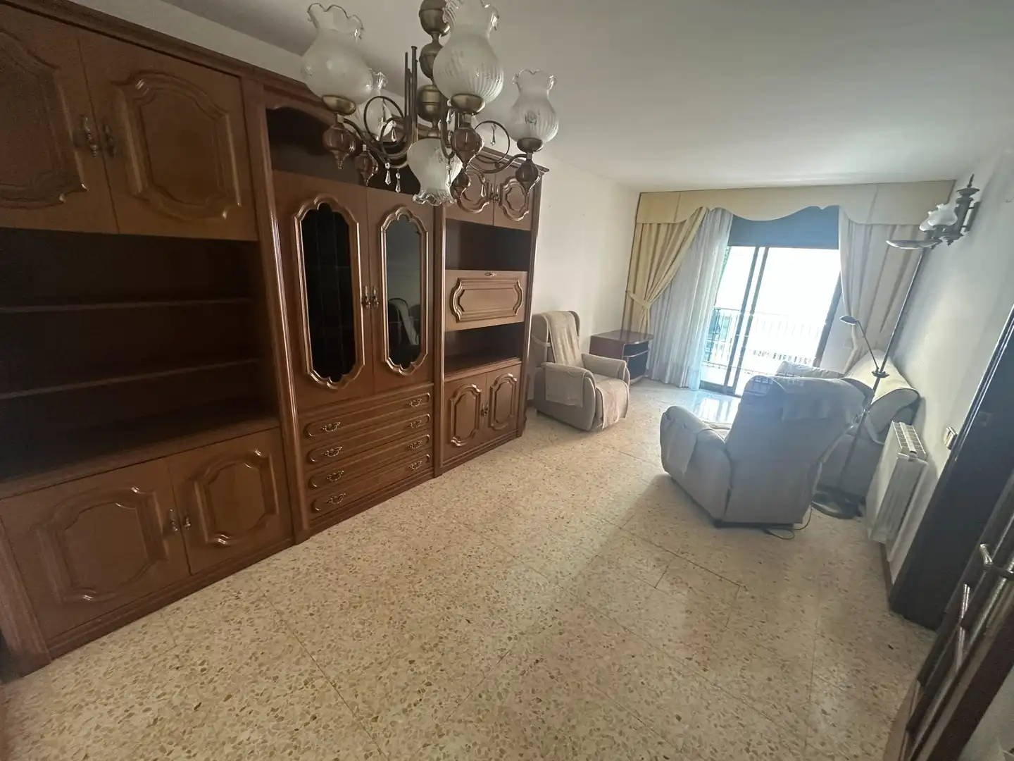Sala d'estar de Pis en venda en Santa Coloma de Gramenet amb Aire condicionat, Calefacció i Balcó