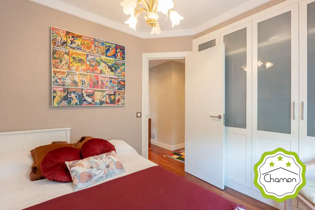 Schlafzimmer von Wohnung zum Verkauf in Leioa mit Heizung, Privatgarten und Terrasse