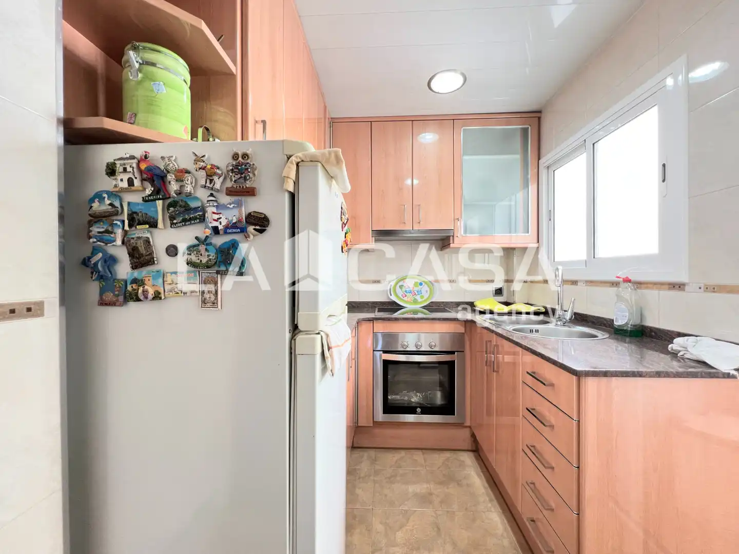 Kitchen of Flat for sale in Badalona  with Air Conditioner, Heating and Balcony