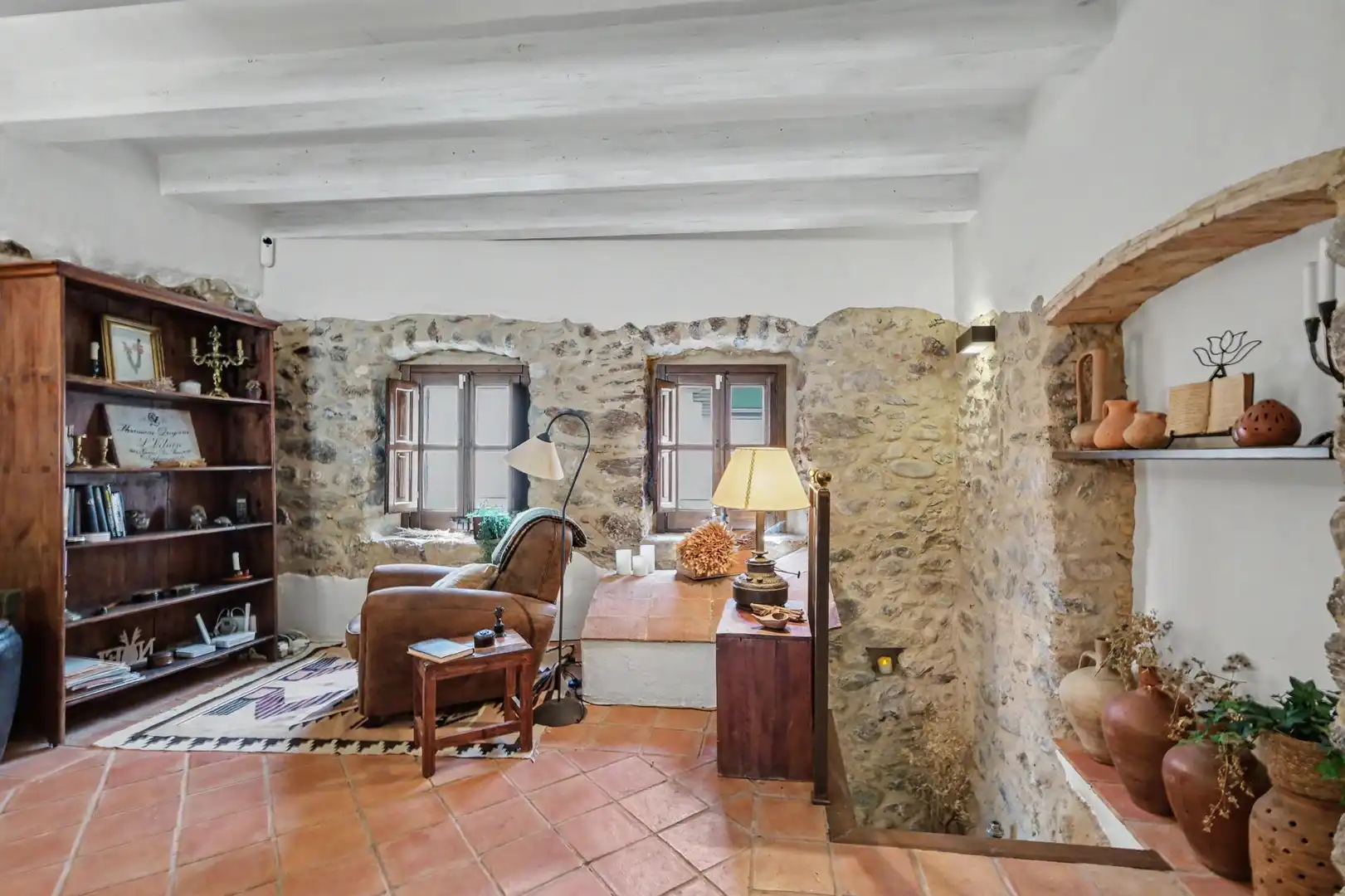 Sala d'estar de Casa o xalet en venda en Boadella i les Escaules