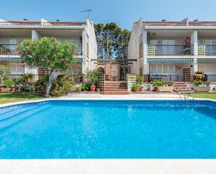 Swimming pool of Single-family semi-detached for sale in Torredembarra  with Heating, Private garden and Terrace