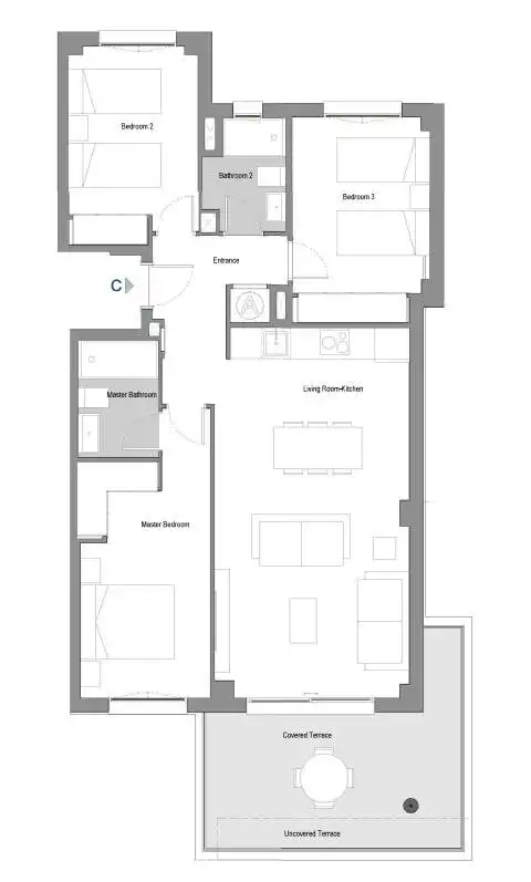 Apartment with lift for sale in Hipódromo - Cerrado del Águila, imagen 14