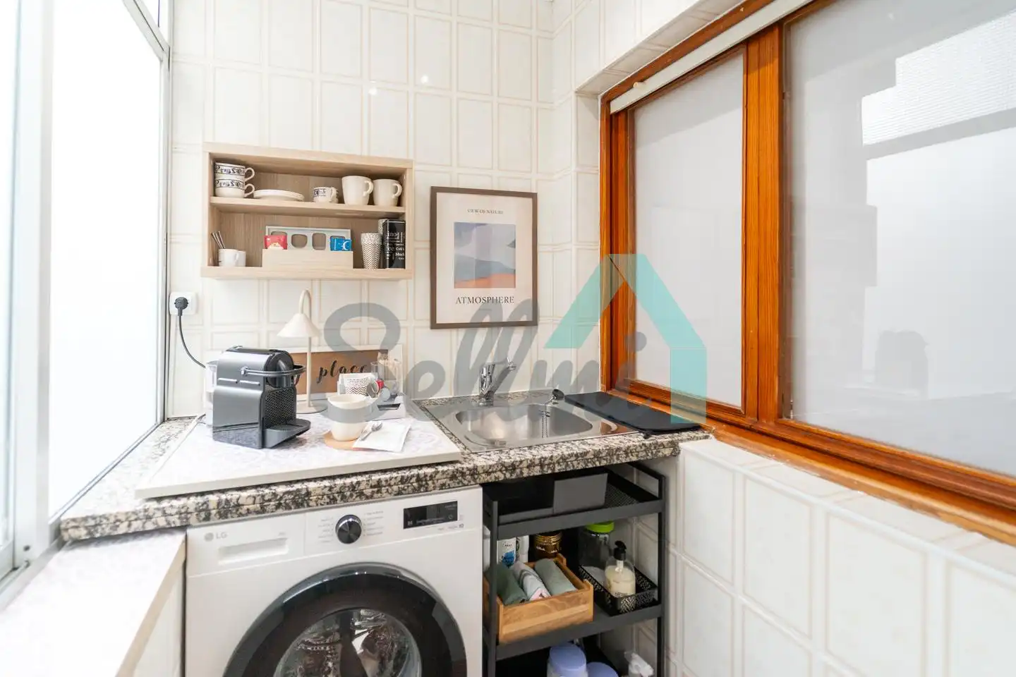 Küche von Wohnung zur Miete in Oviedo  mit Heizung, Parkett und Möbliert