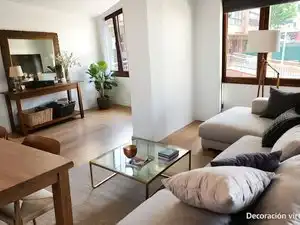 Sala de estar de Piso en venta en Getxo  con Calefacción, Parquet y Horno
