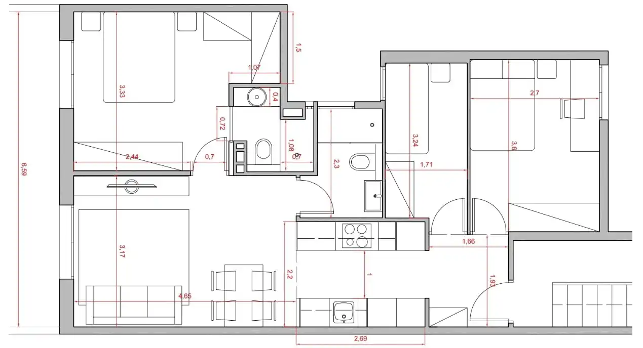 Penthouse mit Aufzug zum Verkauf in Gràcia, imagen 17