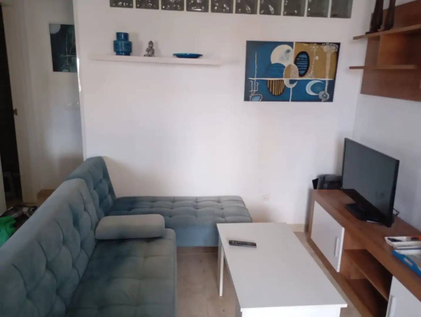 Sala de estar de Apartamento en venta en Alcalà de Xivert con Aire acondicionado, Calefacción y Terraza