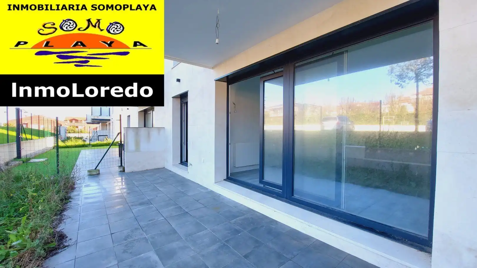 Außenansicht von Wohnung zum Verkauf in Ribamontán al Mar mit Heizung, Privatgarten und Terrasse