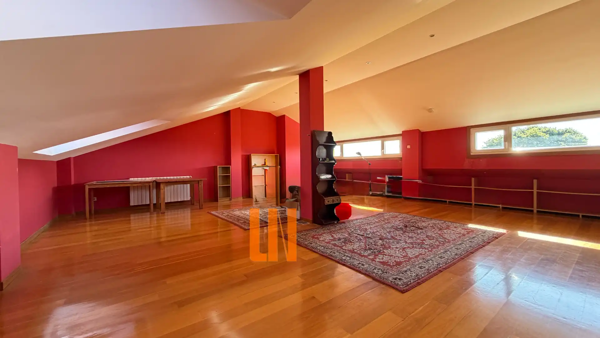 Living room of Houses for sale in Miño  with Heating, Private garden and Parquet flooring