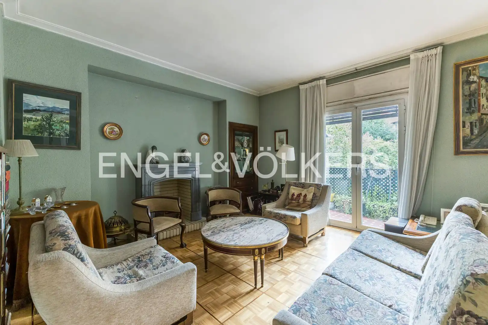 Sala de estar de Piso en venta en Chamartín