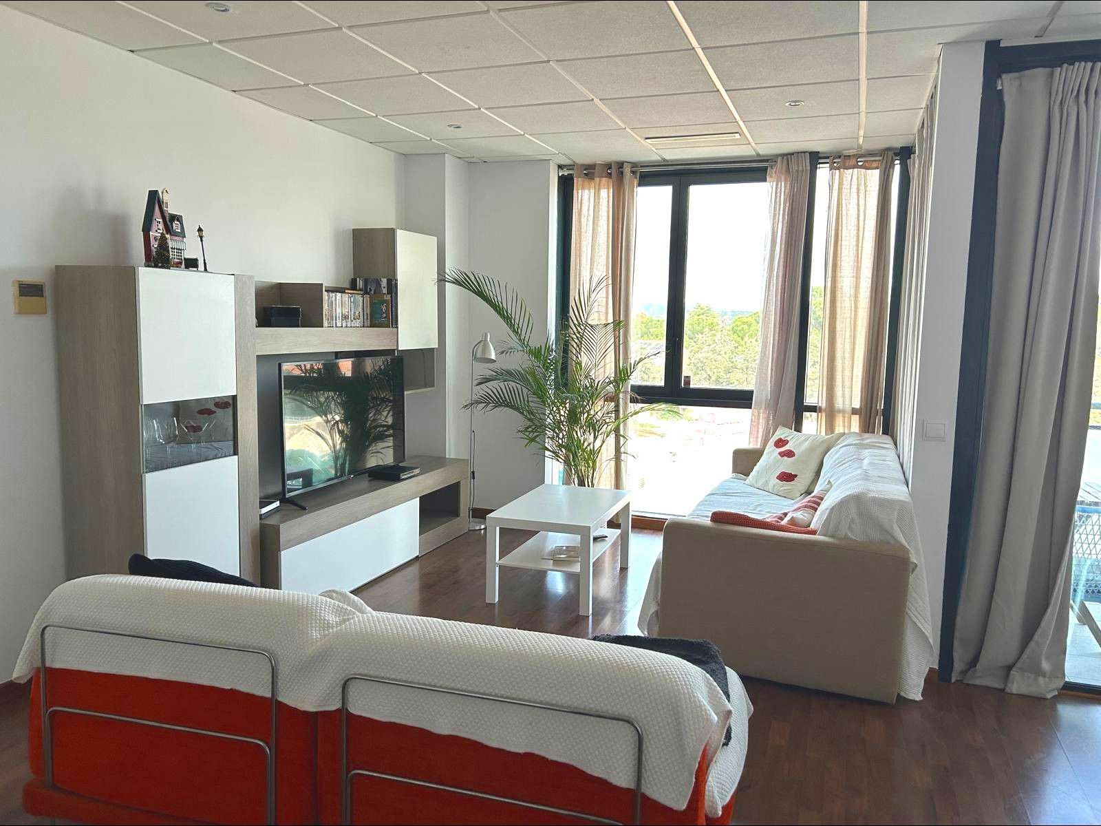 Living room of Apartment to rent in San Sebastián de los Reyes  with Air Conditioner, Heating and Terrace