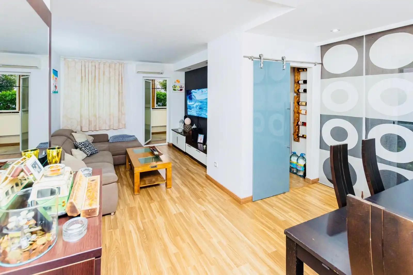 Sala de estar de Planta baja en venta en Calvià con Aire acondicionado y Parquet
