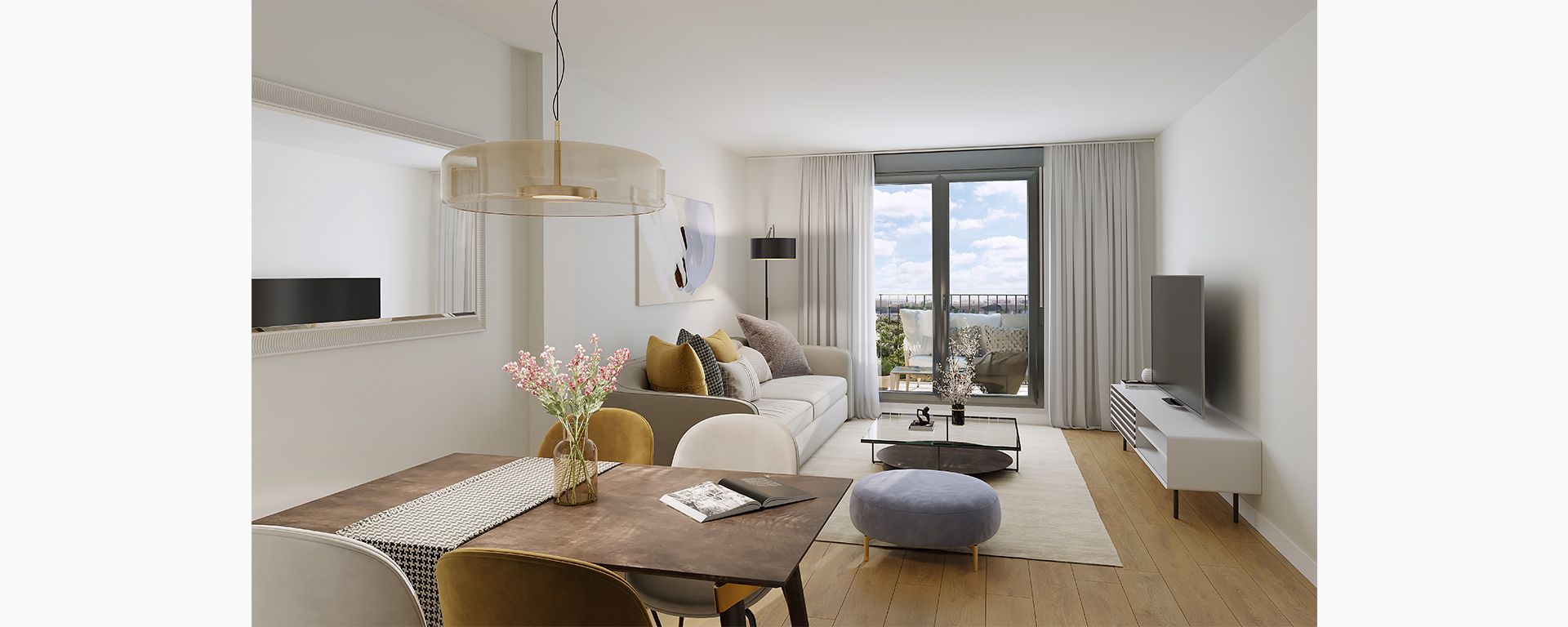 Living room of Flat for sale in Alovera  with Terrace