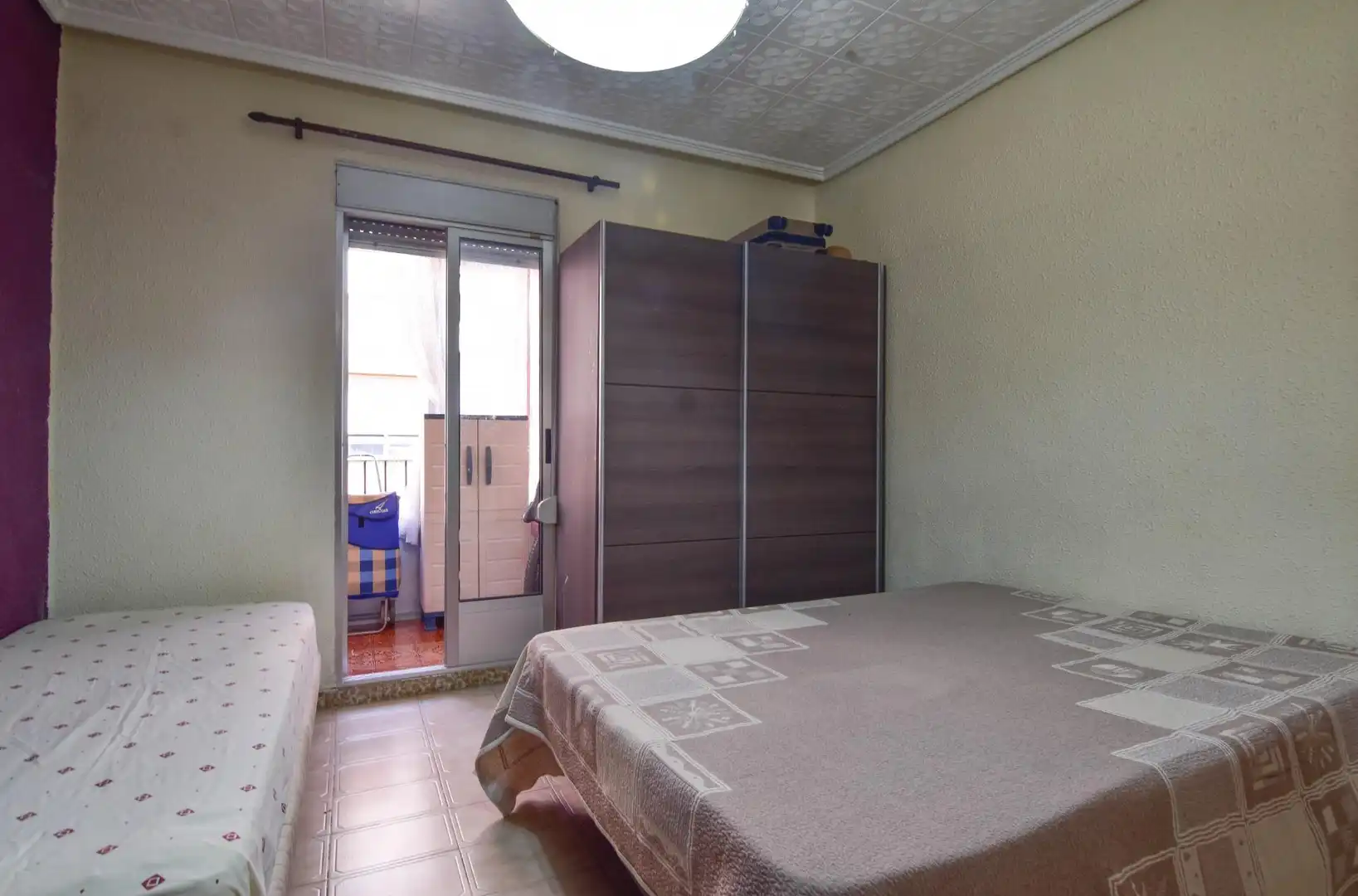 Schlafzimmer von Wohnung zum Verkauf in Albal mit Klimaanlage, Heizung und Balkon
