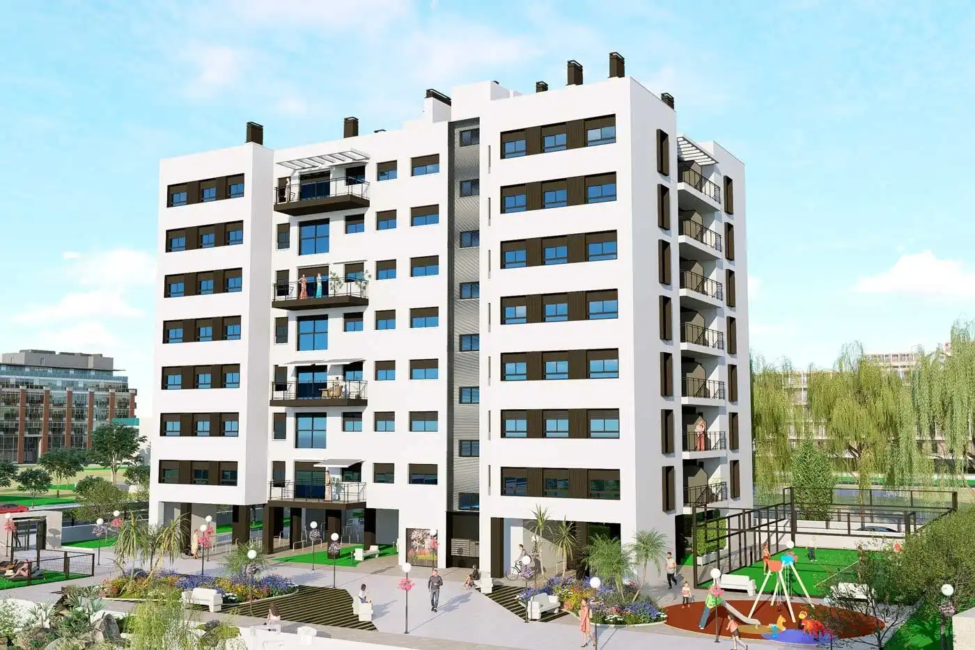 Exterior view of Flat for sale in Borriol  with Air Conditioner, Heating and Terrace