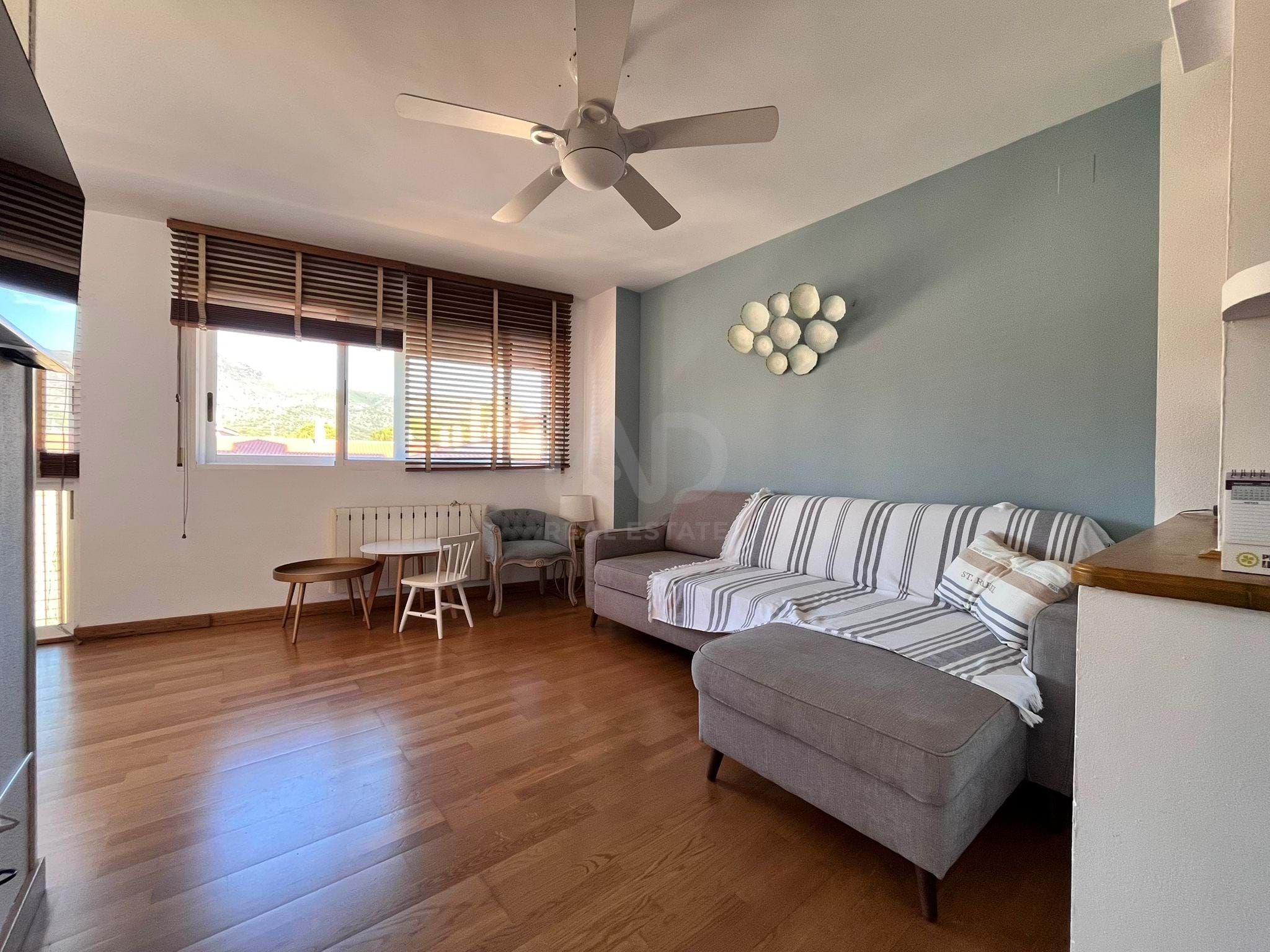 Living room of Flat to rent in Benicasim / Benicàssim  with Swimming Pool