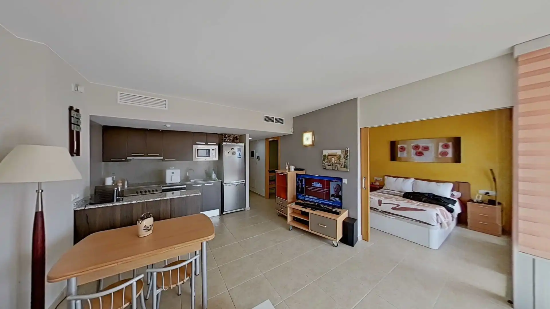Sala de estar de Apartamento en venta en Roses con Aire acondicionado, Calefacción y Terraza