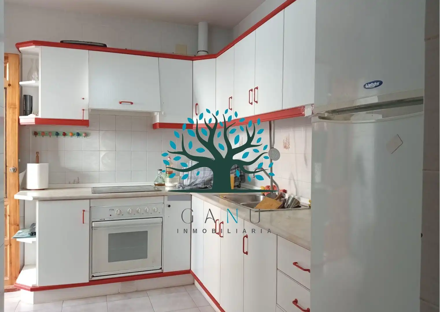 Küche von Maisonette zum Verkauf in Mazarrón mit Privatgarten, Terrasse und Abstellraum