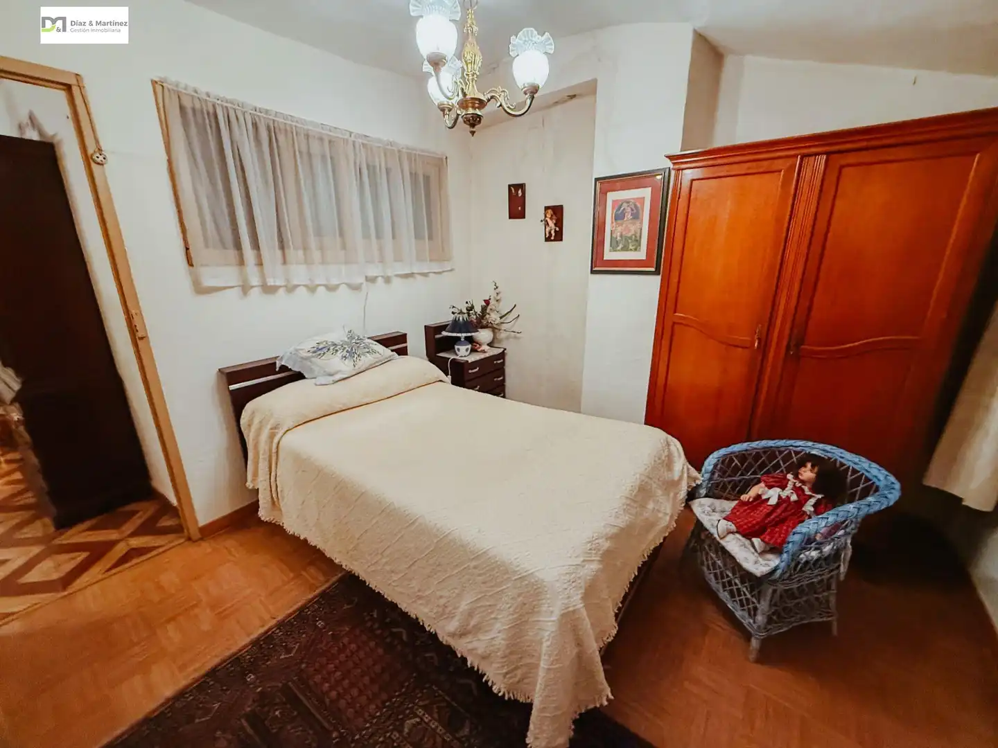 Bedroom of Houses for sale in Cacabelos  with Parquet flooring